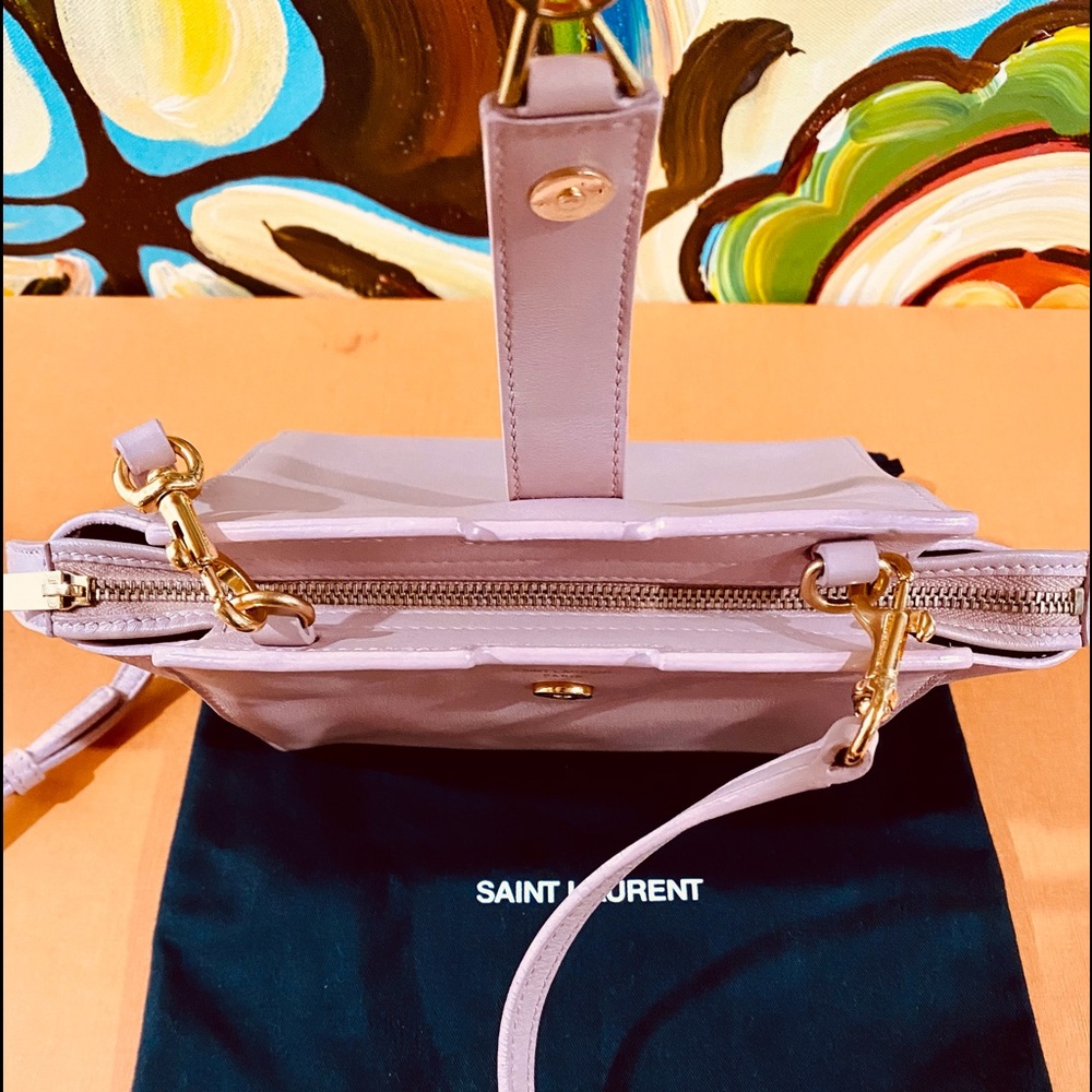 🛑SOLD🛑 💖💖💖Authentic YSL Pink Calfskin Toy Cabas Bag - Picture 4 of 16